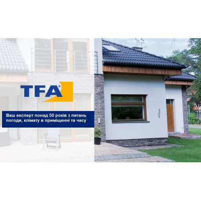 Термометр вуличний TFA метал античне олово з кріпленням 275х65х18 мм (12500150)