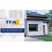 Термометр вуличний TFA метал античне олово з кріпленням 410х100х27 мм (12500250)