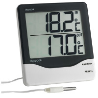 Термометр кімнатний/вуличний цифровий TFA 301011