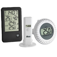 Термометр для басейну з радіодатчиками TFA Malibu 303053.IT