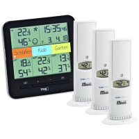 Термогигрометр с тремя радиодатчиками TFA Klima@Home 30306001.IT