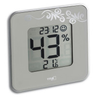 Термогігрометр цифровий з годинником TFA Style 30502102