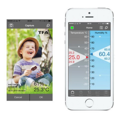 Термогігрометр-датчик до смартфона TFA SMARTHY 30503502