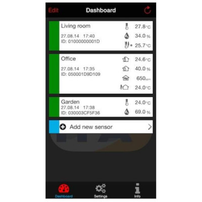 Метеостанція для смартфона TFA WeatherHub 31400102