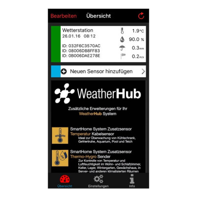 Метеостанція TFA WeatherHub 31400502