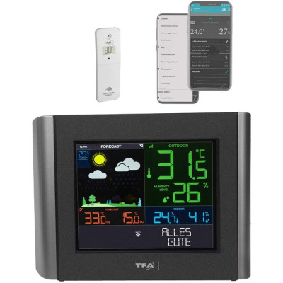 Метеостанція з WiFi і радіодатчиком TFA View Meteo 35800001