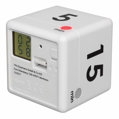 Таймер цифровой TFA "CUBE-TIMER" 5–15–30–60 минут