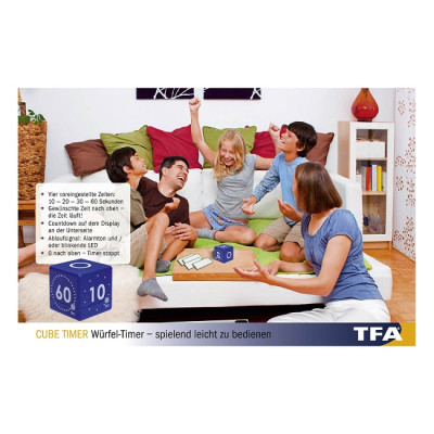 Таймер цифровий TFA "CUBE-TIMER" 10–20–30–60 секунд