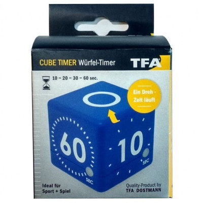 Таймер цифровий TFA "CUBE-TIMER" 10–20–30–60 секунд