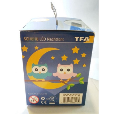 Нічник світлодіодний у вигляді сови TFA SCHUHU 43203502