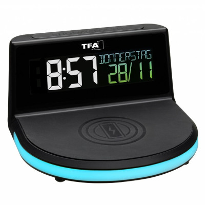 Годинник настільний TFA "CHARGE-IT WIRELESS" 60202801