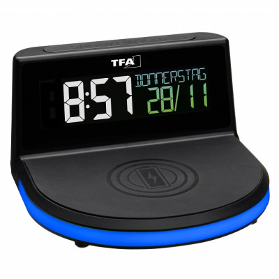 Годинник настільний TFA "CHARGE-IT WIRELESS" 60202801