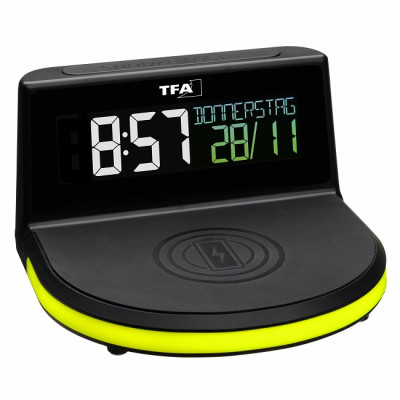 Годинник настільний TFA "CHARGE-IT WIRELESS" 60202801