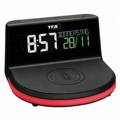Годинник настільний TFA "CHARGE-IT WIRELESS" 60202801
