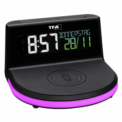 Годинник настільний TFA "CHARGE-IT WIRELESS" 60202801
