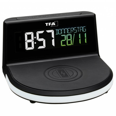Годинник настільний TFA "CHARGE-IT WIRELESS" 60202801