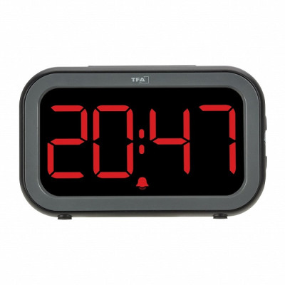 Будильник цифровой TFA LCD-LED BINGO HYBRID черный 132x41x81 мм (60204801) Будильник цифровой TFA LCD-LED BINGO HYBRID черный 132x41x81 мм (60204801)