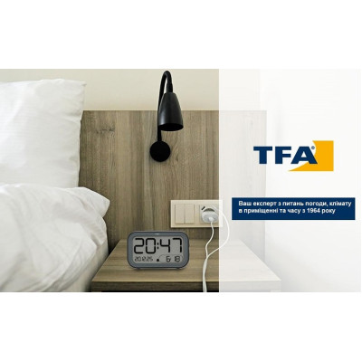 Будильник цифровой TFA LCD-LED BINGO HYBRID черный 132x41x81 мм (60204801) Будильник цифровой TFA LCD-LED BINGO HYBRID черный 132x41x81 мм (60204801)