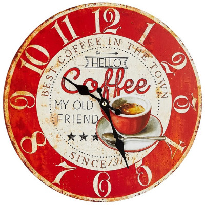 Годинник настінний TFA Vintage Coffee 60304512