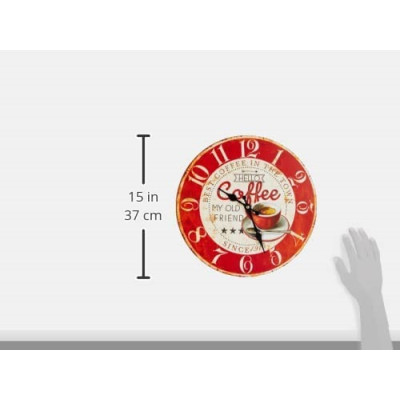 Годинник настінний TFA Vintage Coffee 60304512