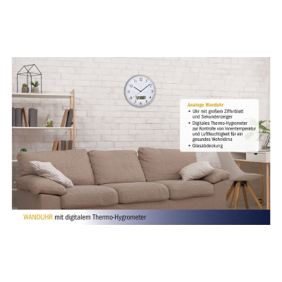 Годинник настінний TFA 60304802
