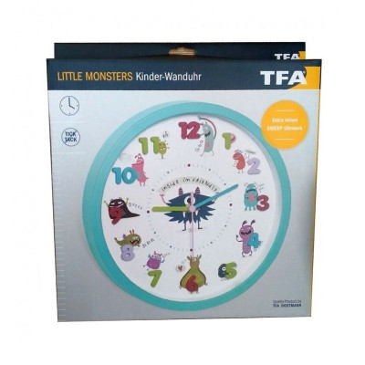 Годинник настінний TFA Little Monsters 60305120