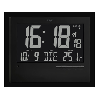 Годинник настінний з термометром і DCF77 сигналом TFA 604508