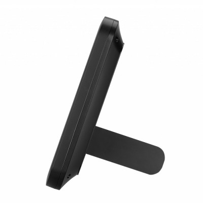 Часы настенные цифровые TFA черный 356x27x161 мм (60452501)