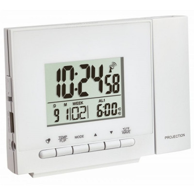 Проекційний годинник з термометром і DCF сигналом TFA 60501302